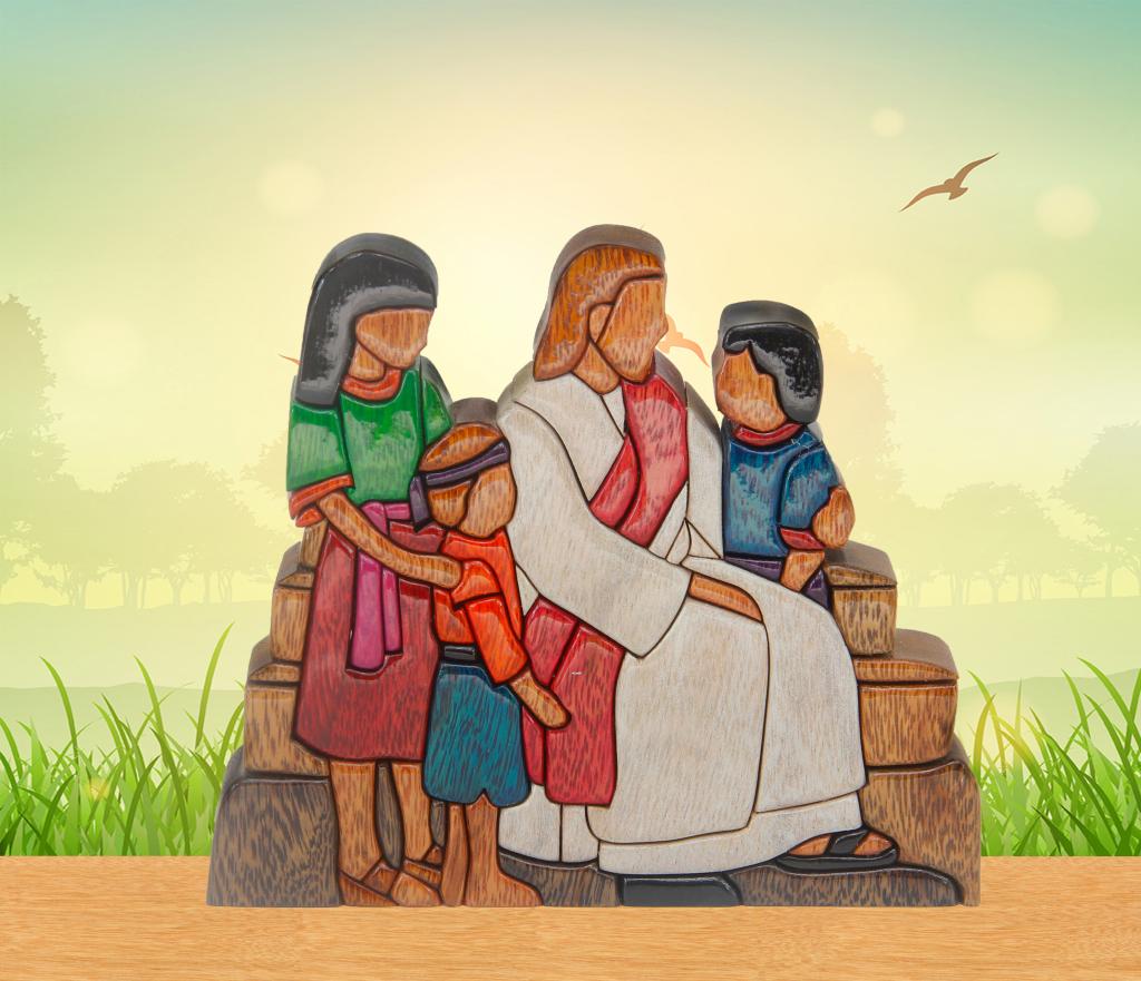 JESUS WITH CHILDREN 2